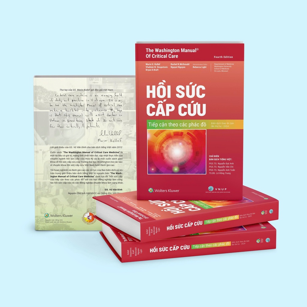 Ebook Hồi sức cấp cứu, tiếp cận theo các phác đồ 2026